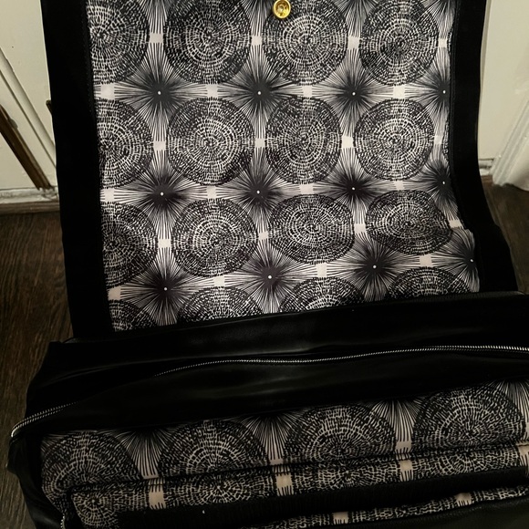 Petunia Pickle Bottom Black Boxy Backpack - Picture 3 of 7